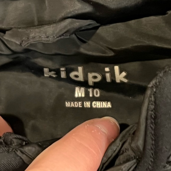 Kidpik Quilted Puffer Zippered Vest size 10 - Picture 3 of 3